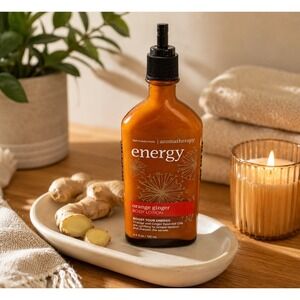 Bath & Body Works Aromatherapy Energy Orange Ginger Body Lotion 6.5oz